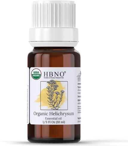 HBNO Blue Tansy Essential Oil - 1/3 OZ (10 ml) Travel Size - Perfect for Aromatherapy, DIY, Candle Making, Soap Making, Diffusers - Blue Tansy Essential Oils in Saudi Arabia