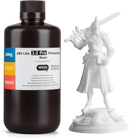 ELEGOO ABS-Like Resin 3.0 Pro, Higher Scratch-Resistance 3D Printing Photopolymer Resin, 405nm UV Resin for MSLA/DLP/LCD Printers Fast Curing High Precision Non-Brittle, Grey 2000g in Saudi Arabia