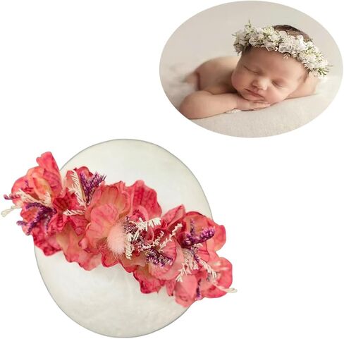 Newborn Photography Props Headband Baby Photoshoots Girl Hair Accessories Newborn Princess Headwear Photography Props in Saudi Arabia