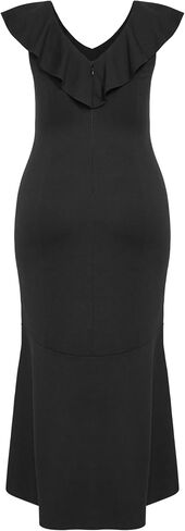 AVENUE Women's Plus Size Dress Destiny Ruffle in Saudi Arabia