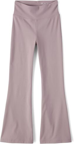 The Children's Place Girls' Flare Legging Pants, Pink Summer in Saudi Arabia
