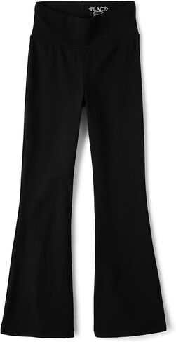 The Children's Place Girls' Flare Legging Pants, Pink Summer in Saudi Arabia