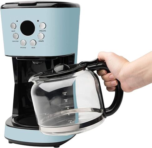 Haden Heritage 2 Slice Wide Slot Toaster Bundled w/12 Cup Programmable Coffee Maker, Removable Crumb Tray, Multiple Settings, Anti-Drip, Black/Copper in Kuwait