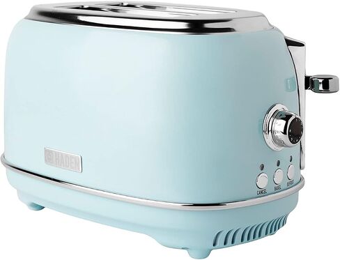 Haden Heritage 2 Slice Wide Slot Toaster Bundled w/12 Cup Programmable Coffee Maker, Removable Crumb Tray, Multiple Settings, Anti-Drip, Black/Copper in Kuwait
