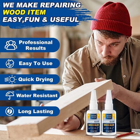 Super Glue for Plastic 100g, Heavy Duty Plastic Model Glue Kit for Legos and Miniature, Strongest Plastic Adhesive Bonder for PLA, 3D Print, Car, ABS, PVC, Acrylic, Craft, Best Plastic Glue in Saudi Arabia