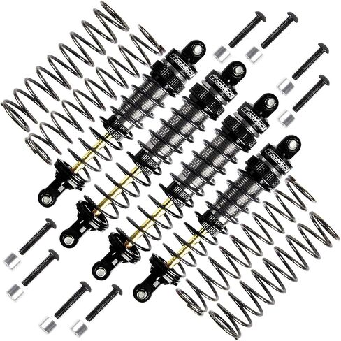 100/115 مم RC ممتص الصدمات الزيتي المثبط الكبير لـ 1/10 Slash 2WD 4WD 4x4 VXL، Bandit، Ford، Vorteks، Arrma 1/10 BIG ROCK، GRANITE، SENTON 1/8 TYPHON ترقية أجزاء in Kuwait