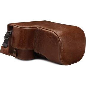 MegaGear Genuine Leather Camera Case Compatible with Sony Alpha A6600