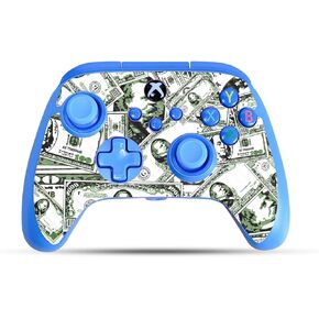 Gaming Skin Compatible with PowerA Xbox Series X|S Enhanced Wired Controller - Phat Cash - Premium 3M Vinyl Protective Wrap Decal Cover - Easy to Apply | Crafted in The USA by MightySkins