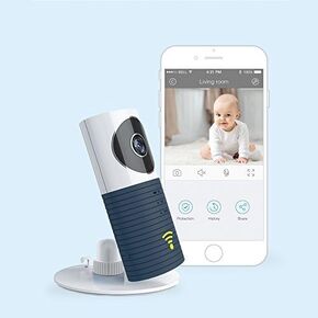 JTD Smart Wireless IP WiFi DVR Security Surveillance Camera with Motion Detector Two-Way Audio & Night Vision Best Security Camera Baby Monitor for Your Baby,Home, Pet or Business (Blue)