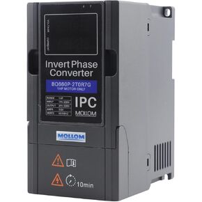 Single to 3 Phase Invert Phase Converter-5HP 4KW 16A 220V Input/Output IPC for 3PH Motor
