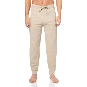 BOSS Men's Waffle Cotton Cuffed Sweatpants