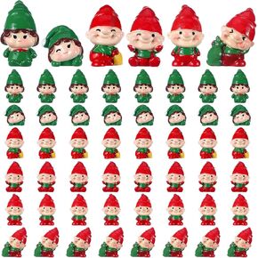 48 Pcs Mini Resin Snowman Figurines Christmas Winter Miniature Snowman with Colored Hat Tiny Christmas Figures Decoration Gifts for Christmas Winter Party Bar Table Decor Vase