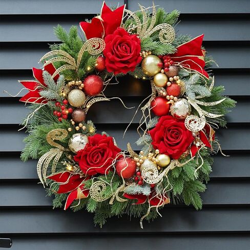 Fall Wreaths for Front Door- 22 Inch Autumn Wreath with Daisy Flowers and Straw,Realistic Harvest Fall Door Wreath for Farmhouse Home Wall Decorations Indoor Outdoor Thanksgiving Wreath in Saudi Arabia