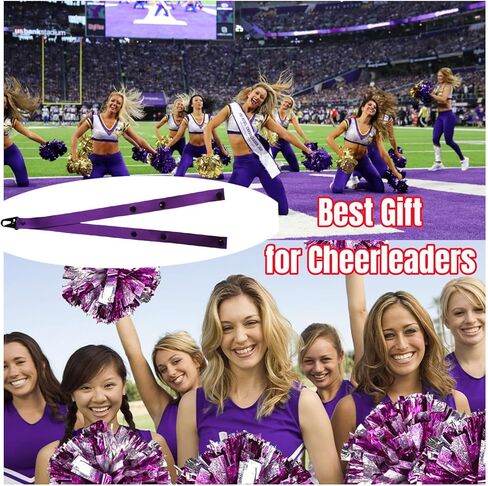 Pom Pom Holder for Cheerleaders Backpack Straps for Pom Poms-The Perfect Accessory for Cheerleaders No pom poms Included No pom poms Included in Kuwait