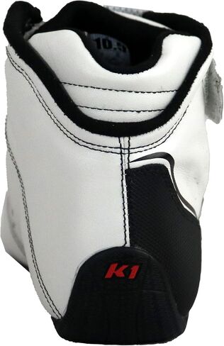 K1 GTX-1 Adult Soft Leather and Nomex® Auto Racing Shoes - SFI 3.3/5 - Black, Grey Size 11 in Saudi Arabia