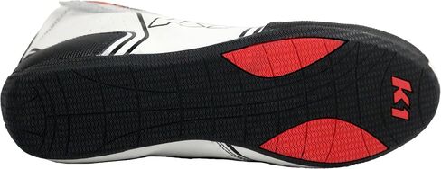 K1 GTX-1 Adult Soft Leather and Nomex® Auto Racing Shoes - SFI 3.3/5 - Black, Grey Size 11 in Saudi Arabia