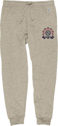 Blue 84 Men's Standard NBA Officially Licensed Sweatpants Jogger Oatmeal in Saudi Arabia