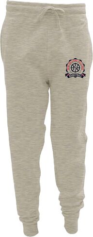 Blue 84 Men's Standard NBA Officially Licensed Sweatpants Jogger Oatmeal in Saudi Arabia