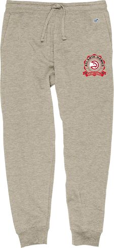 Blue 84 Men's Standard NBA Officially Licensed Sweatpants Jogger Oatmeal in Saudi Arabia