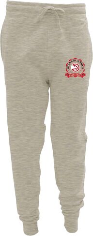 Blue 84 Men's Standard NBA Officially Licensed Sweatpants Jogger Oatmeal in Saudi Arabia