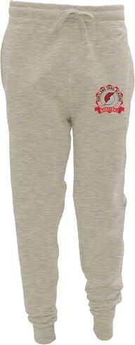 Blue 84 Men's Standard NBA Officially Licensed Sweatpants Jogger Oatmeal in Saudi Arabia
