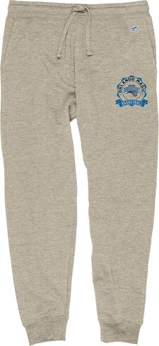 Blue 84 Men's Standard NBA Officially Licensed Sweatpants Jogger Oatmeal in Saudi Arabia