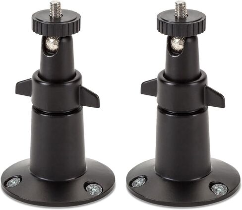 حامل حائط معدني قابل للتعديل من Wasserstein لـ Arlo Essential 3rd Gen/2nd/1st/Go 2/Arlo Pro (الجيل السادس)/Pro 5S 2K/Pro/4/3/Ultra (الجيل الثالث)/Ultra 2/Ultra & Ring Stick Up Cam (بطارية/موصل إضافي) (4 عبوات، أبيض) in Kuwait