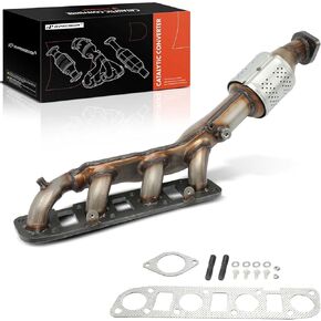 طقم المحول الحفاز لمشعب العادم الأمامي الأيسر A-Premium متوافق بشكل مباشر مع Infiniti QX80 2014-2015، QX56 2011-2013، 5.6L، متوافق مع EPA