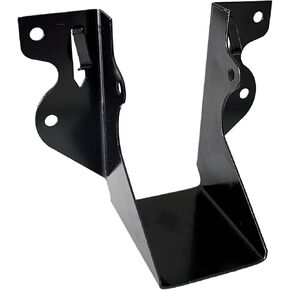 Joist Hanger, 18 Gauge Black Anti-Corrosion Coating Face Mount Joist Hangers, Wood Hurricane Ties, Rafters Tie