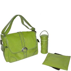 Kalencom Laminated Buckle Bag, Cream Corduroy