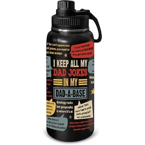 Wife Gifts - Christmas Gift for Wife - Wife Nutrition Facts - Wife Stainless Steel Bottle - Wife Gifts From Husband - Valentine, Mothers Day, Birthday Gifts For Wifey, Mrs, Her, Women 32OZ