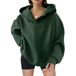 سويت شيرت نسائي كاجوال من SHEWIN بأكمام طويلة من الصوف مع جيوب، مقاس S-XXL