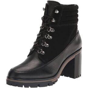 Vince Camuto Women's Donenta Shearling Lace Up Bootie Ankle Boot