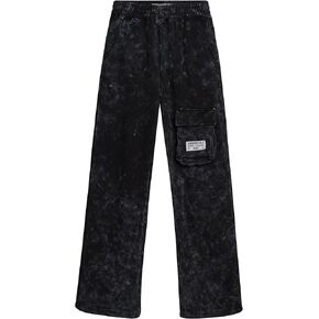 AEROPOSTALE Girls' Pants - Casual Fleece Cargo Joggers with Adjustable Elastic Waistband - Baggy Cargo Pants for Girls (7-16)