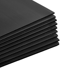 20 Sheets 18 x 24 Inches Corrugated Plastic Sheets White Sign Blanks 3/16'' Thick Corrugated Plastic for Lawn Sign Real Estate Garage Sale Signs Double Sided Outdoor Sign for Road, Arrow, House