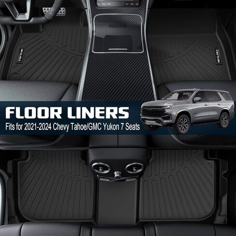 Floor Mats & Cargo Liner for 2024 Hyundai Kona SEL/SE/N Line/Limited All Weather Protection TPE Rubber Floor Liners Full Set Automotive Mat Accessories, Black (Not for Electric Models) in Saudi Arabia