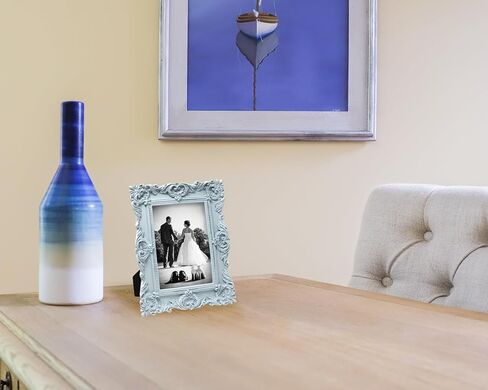 إطار صورة من الراتنج مصنوع يدويًا من Laura Ashley مقاس 11 × 14، أسود مزخرف يدويًا، حامل على الحائط، ديكور منزلي بتصميم زهور مزخرف، معرض صور، فن، المزيد (أسود، 11 × 14 (مطفأ 8 × 10)) in Kuwait