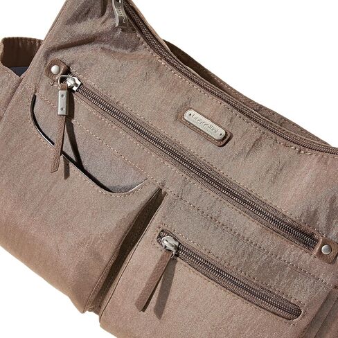 Baggallini womens New Classic Heritage With Rfid Phone Wristlet Anywhere Large Hobo, Black, One Size US in Saudi Arabia