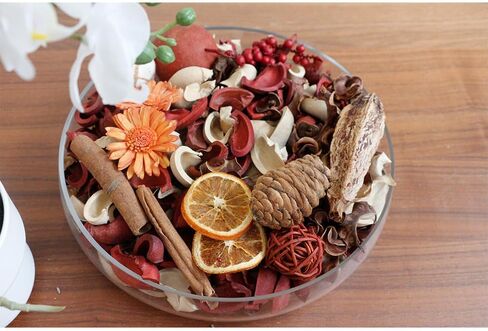 أكياس qingbei رينا الخريف من ورق مجفف، حشو وعاء ورق مجفف معطر بالقرفة، زهور مجففة مزخرفة لعيد الشكر، كيس عطر منزلي، حشو مزهرية الخريف، ديكور يقطين الحمام (20oz) in Saudi Arabia