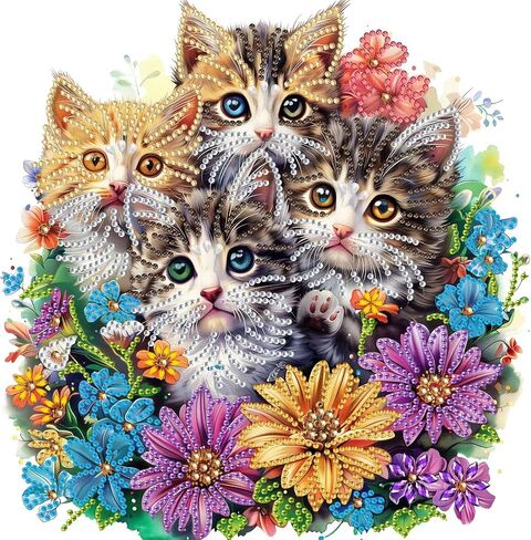 Woteilus Diamond Art Kits for Adults Flowers: Floral Diamond Painting Artwork,Round Diamond Painting Kits for Adults Gem Art Kit Large Peonies 16 x 12 Diamond Painting Kits August 2024 in Saudi Arabia