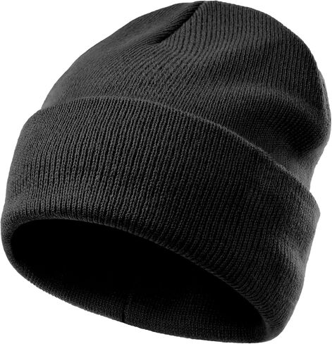 vidsel 100% Cotton Toddler Beanie Hats for Baby Kids Winter Knit Cuffed Cap | Soft Cozy Cotton,Double Layer Stretch Growing Hat,Naturally,Skin-Friendly,Newborn Boys Girls Infant Warm Beanie 0-8 Years in Saudi Arabia