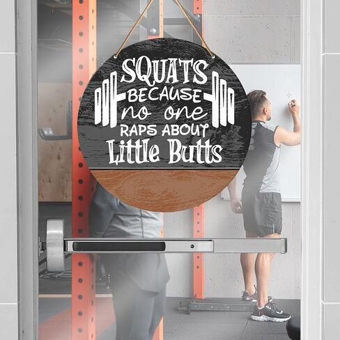 Gym Signs Wall Decor, Home Gym Wall Decor Gym Hanging Signs Rustic Decorations for Office, Fitness, Workout Room, Gift for Woman Gym Enthusiast Exercise Fitness Lover, Squat Heavy Stay Humble in Saudi Arabia