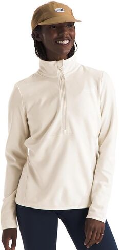 THE NORTH FACE Women's Canyonlands ¼ Zip Sweatshirt, TNF Medium Grey Heather-NPF, X-Large in Saudi Arabia