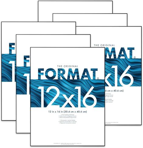 MCS Format Picture Frames, Gallery Wall Frames, Black, 8 x 10, 2-Pack in Kuwait