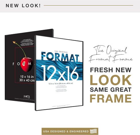 MCS Format Picture Frames, Gallery Wall Frames, Black, 8 x 10, 2-Pack in Kuwait