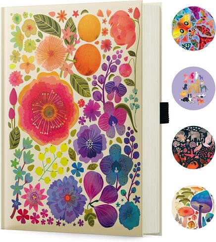 Elena Essex Journal for Women Men / 160 Pages/College Ruled Notebook / A5 Notebook with thick 160 Gsm Paper/Hardcover Journals for Writing/Cute Notebook/Notebook for Work & Notetaking in Saudi Arabia