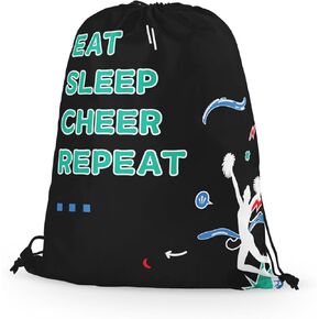 Volleyball Gifts for Volleyball Lover Eat Sleep Volleyball Repeat Drawstring Backpack Bag Volleyball Player Gifts for Women Men