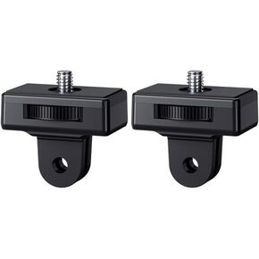 3-Pack 1/4"-20 Tripod Mount Adapter for Action Camera GoPro Hero 12 11 10 9 8 7, DJI Osmo Action 4 3, Insta360 Ace Pro, Action Camera Clamp Adapter Mount on Standard 1/4 Tripod Selfie Stick Ball Head