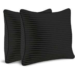 Throw Pillows Insert, 18'' x 18'' Set of 2, Decorative for Couch, Sofa or Bed with Premium Down Alternative Filled, White