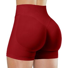 Unthewe Womens Workout Seamless Scrunch Butt Lifting Shorts High Waisted Tummy Control Gym Yoga Shorts
